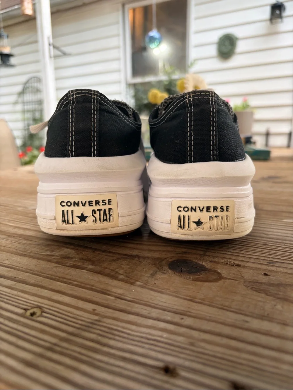 Converse Chuck Taylor All Star Move Platform Black White Women’s Size 10 570256C